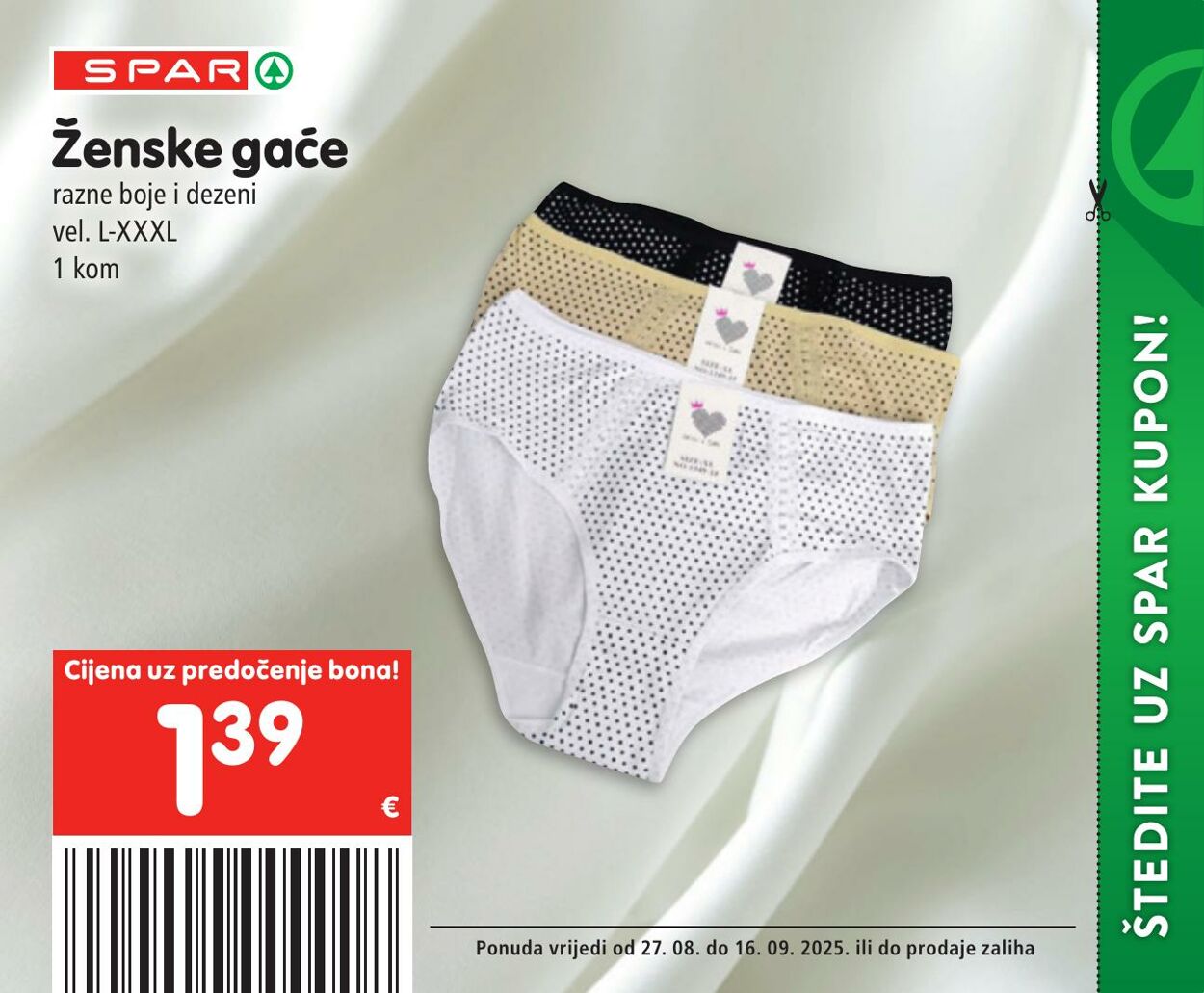 Katalog Spar 27.08.2025 - 16.09.2025