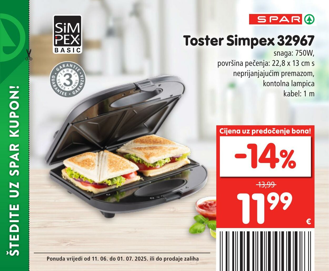 Katalog Spar 11.06.2025 - 01.07.2025