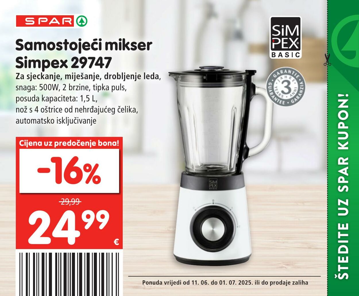 Katalog Spar 11.06.2025 - 01.07.2025