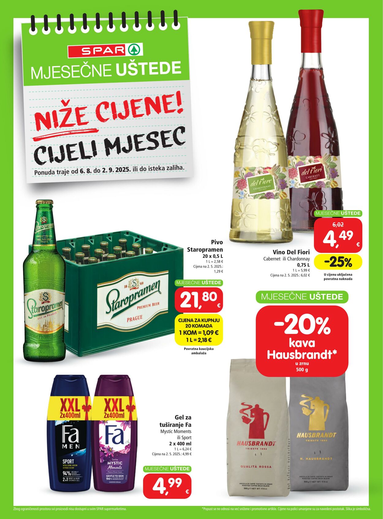Katalog Spar 06.08.2025 - 02.09.2025