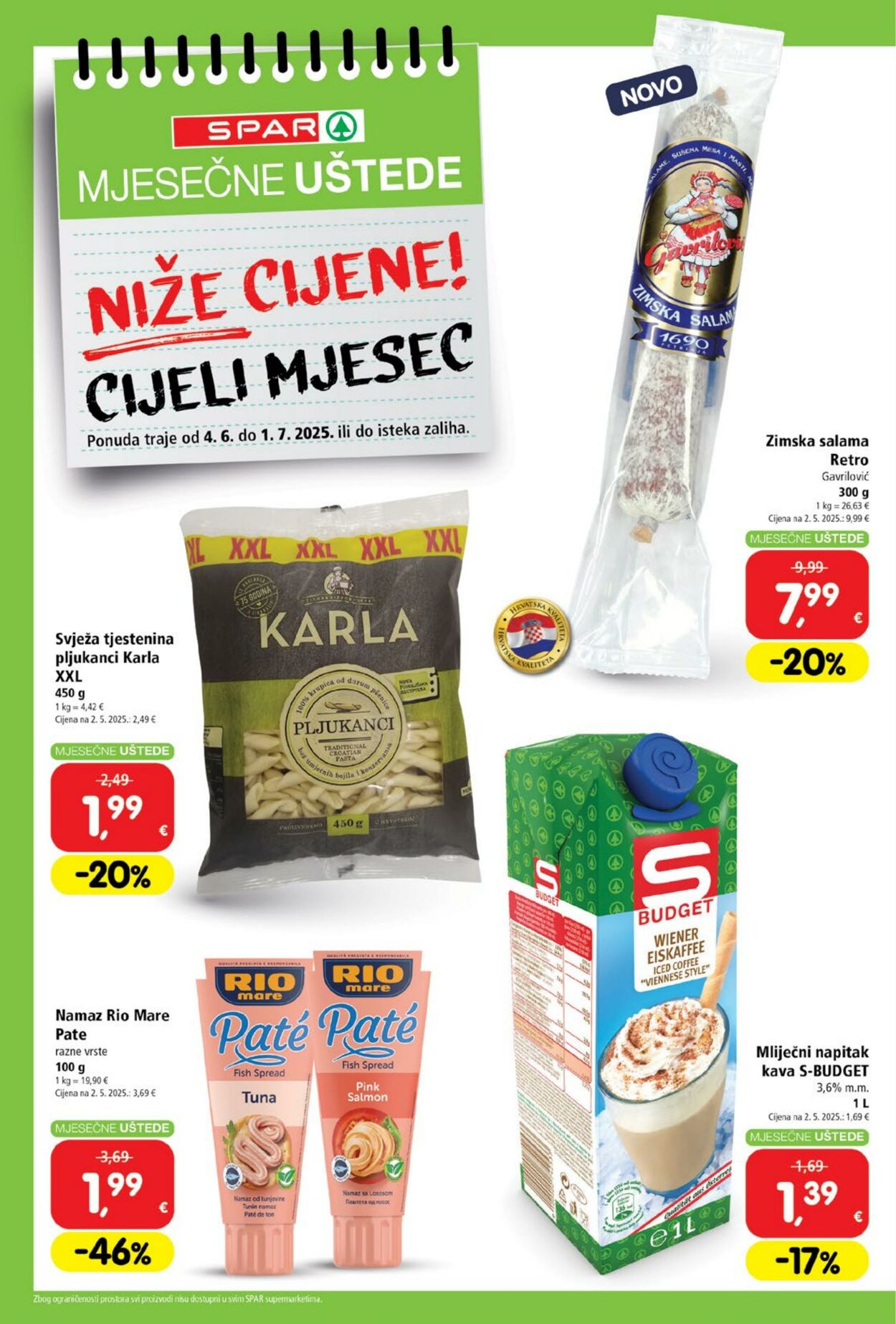 Katalog Spar 04.06.2025 - 01.07.2025