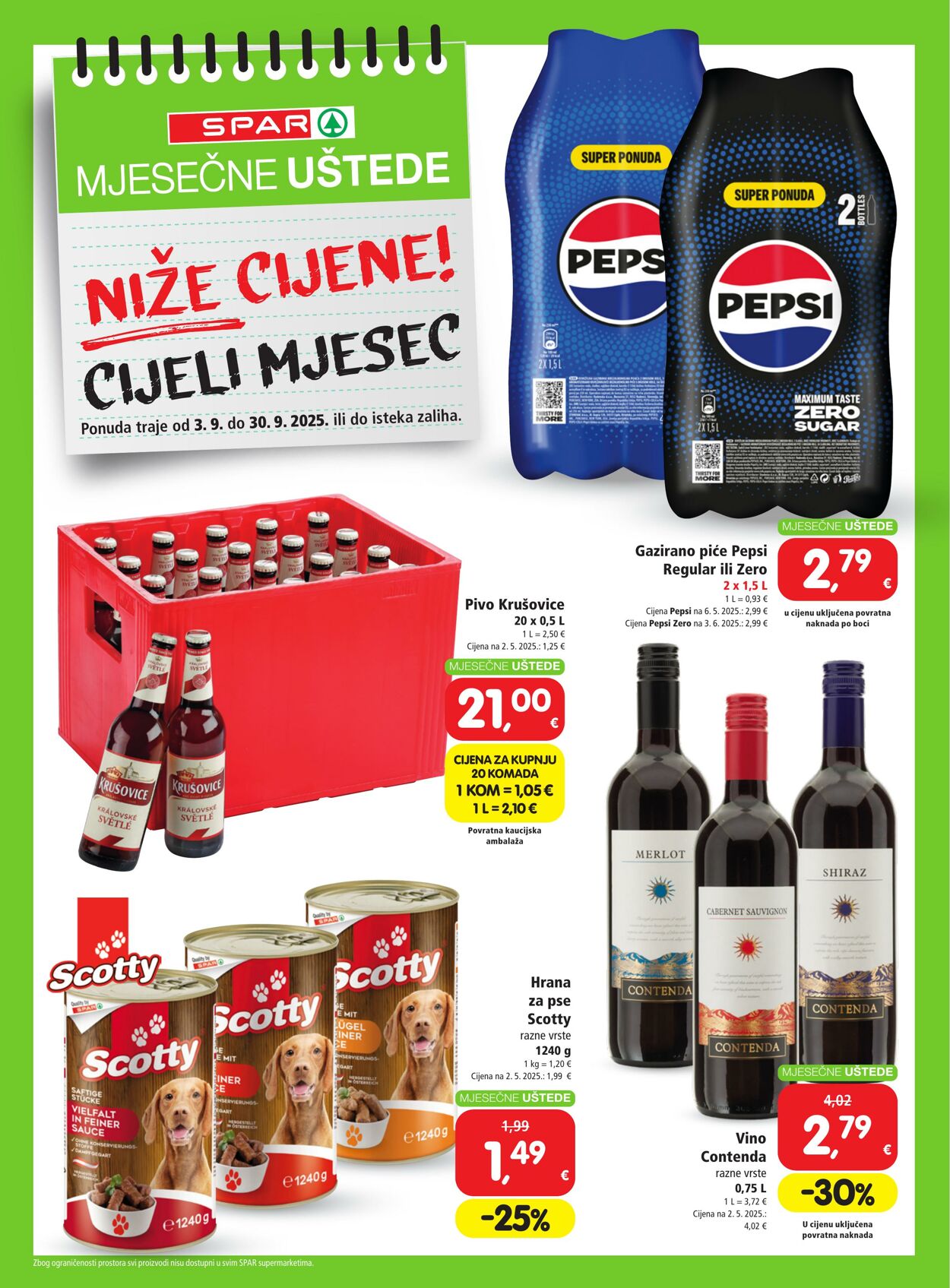 Katalog Spar 03.09.2025 - 30.09.2025