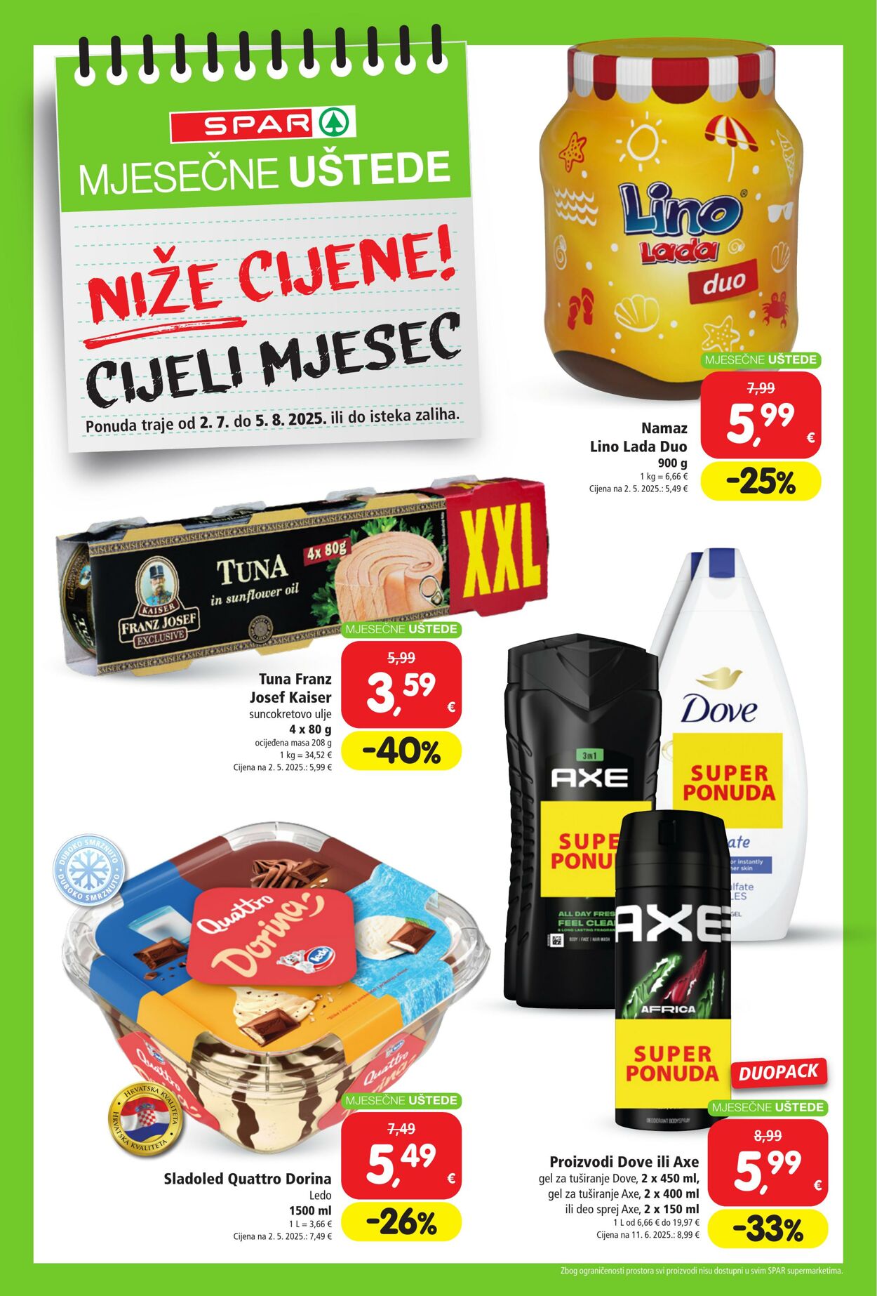 Katalog Spar 02.07.2025 - 08.08.2025