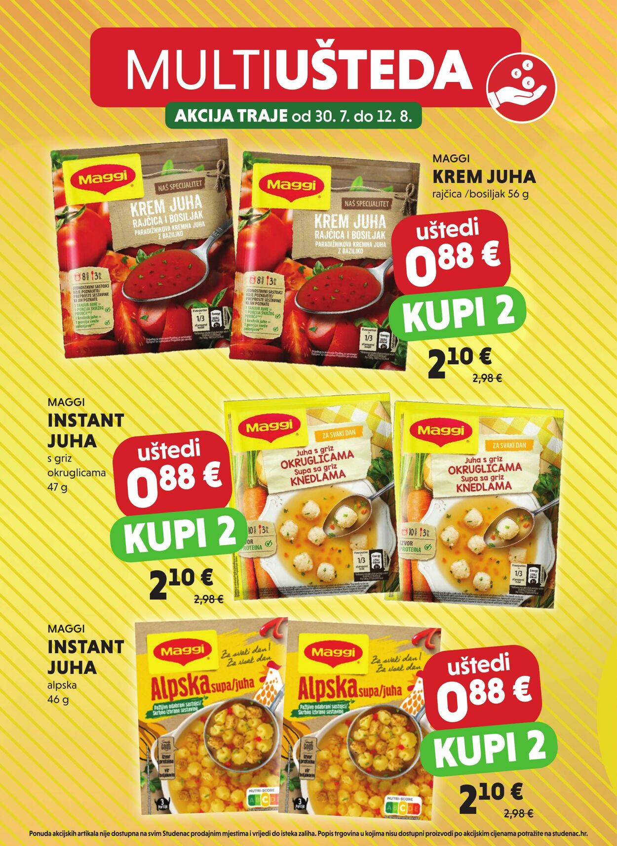 Katalog Studenac 30.07.2025 - 12.08.2025