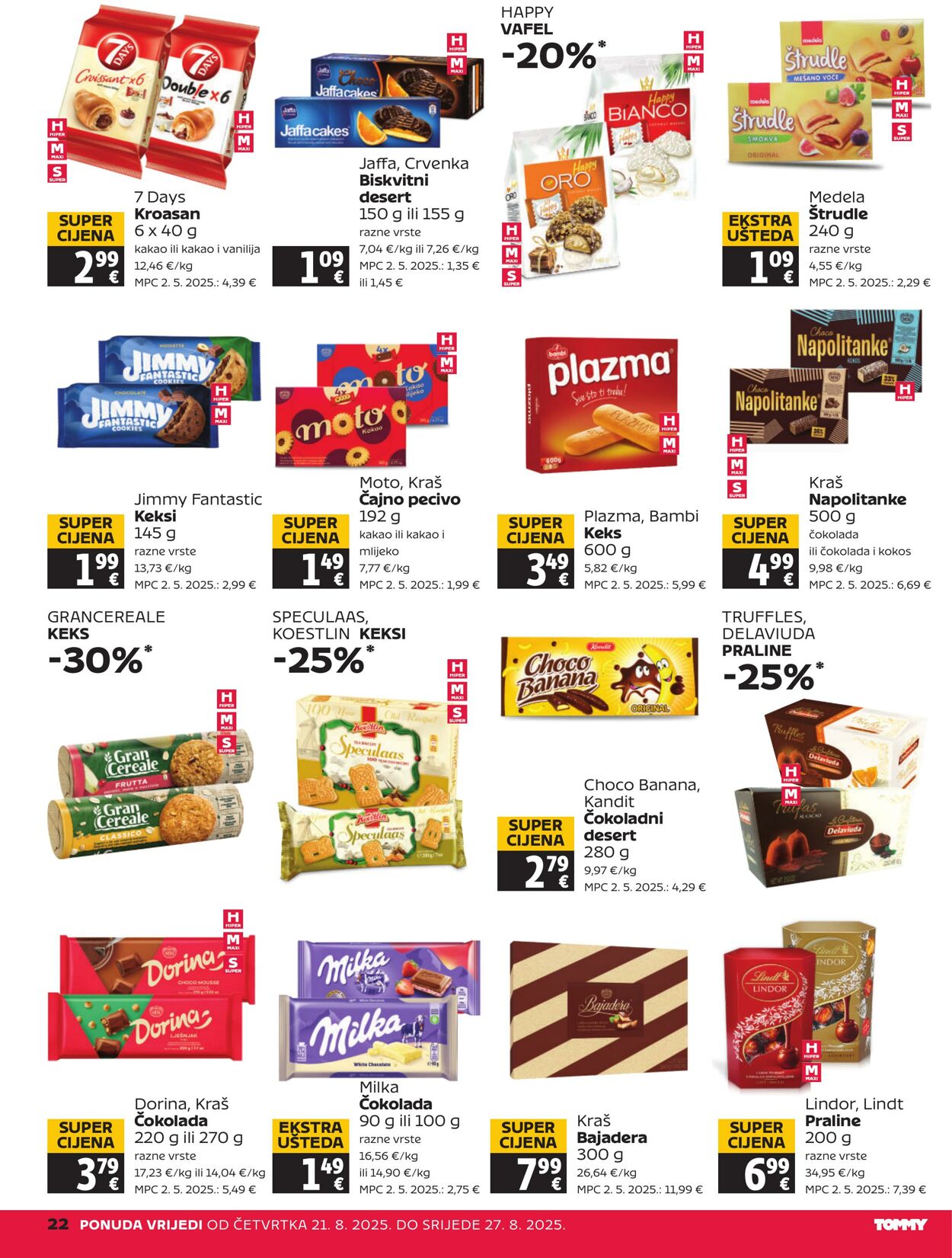 Katalog Tommy 21.08.2025 - 27.08.2025
