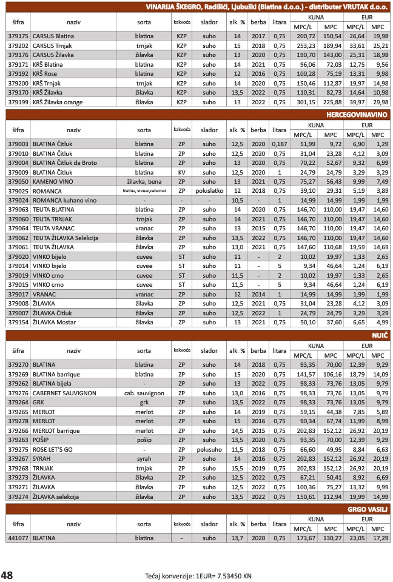 Katalog Vrutak 01.11.2023 - 31.10.2024